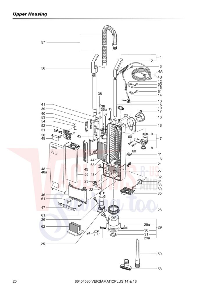 Windsor VS14 exploded schematic diagram (page 2)