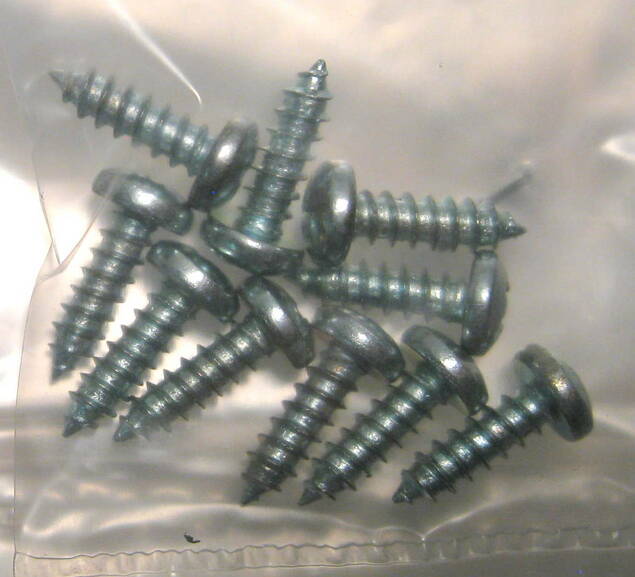Screw C 2.9 x 9.5, DIN 7981 (10 pack), for X1/X2/X4/X5 Sebo vacuum cleaner repair part