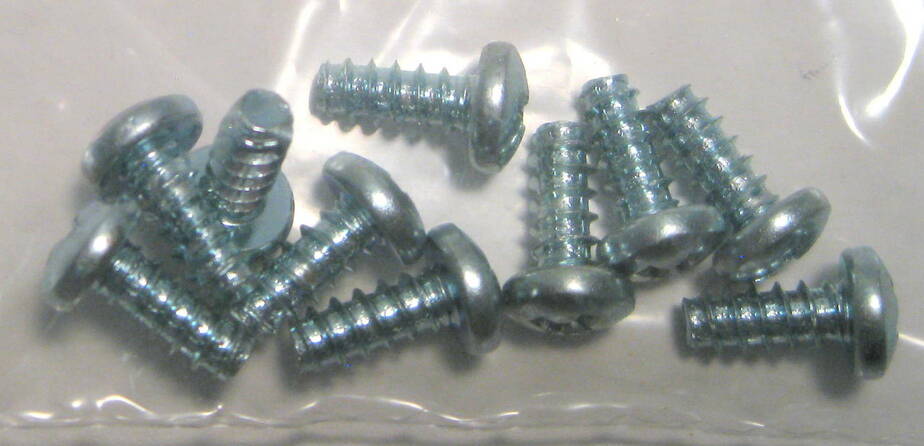 Screw F 3.9 x 9.5 DIN 7981 (10 pack), for ET-1 and ET-2 Sebo vacuum cleaner repair part