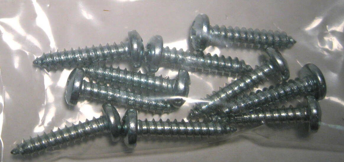 Screw C 3.9 x 19 DIN 7981 (10 pack), for K series, 370 ELECTRONIC, and duo Sebo vacuum cleaner repair part