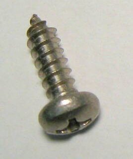 Screw 3.9 x 13 DIN 7981-A2 (single), for duo Sebo vacuum cleaner repair part