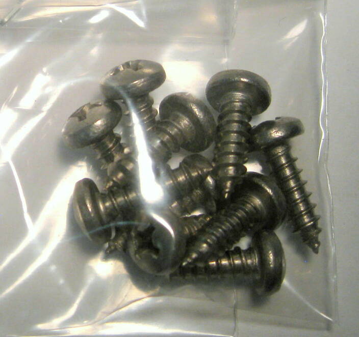 Screw 3.9 x 13 DIN 7981-A2 (10 pack), for duo Sebo vacuum cleaner repair part