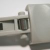 Release Button with leaf spring, for ET-1, ET-C, and FELIX White swivel necks (light gray) Sebo vacuum cleaner repair part