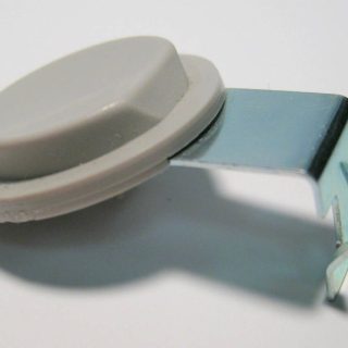 Release Button for exhaust filter cover, for 370 series (light gray) Sebo vacuum cleaner repair part