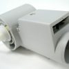 Suction Neck Assembly, with wiring, cover, and bearings, for 370 COMFORT (light gray) Sebo vacuum cleaner repair part