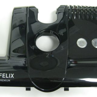 Power Head Cover, with FELIX print, for ET-1 (black) Sebo vacuum cleaner repair part