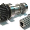 Transmission Shaft, complete, for ET-H (new version) Sebo vacuum cleaner repair part