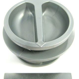 Pile Adjustment Knob, for ET-1 and ET-2 (silver) Sebo vacuum cleaner repair part