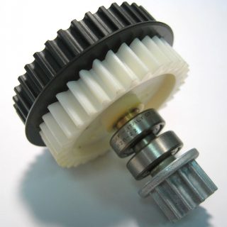 Gear Wheel 34 Assembly, complete, R.H., for duo Sebo vacuum cleaner repair part