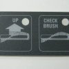 Display, for X1 and X2 (dark gray) Sebo vacuum cleaner repair part
