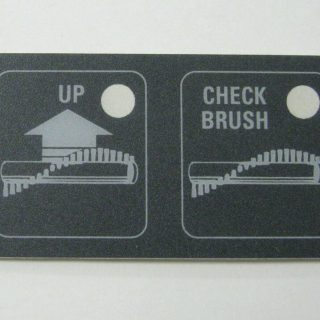 Display, for X1 and X2 (dark gray) Sebo vacuum cleaner repair part