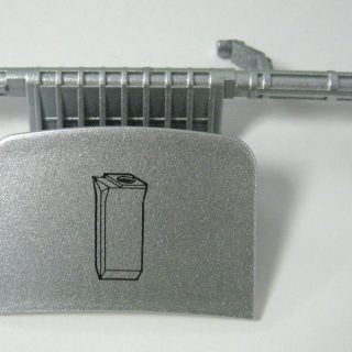 Cover Release, for X4 (silver) Sebo vacuum cleaner repair part