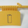Cover Release, for X4 and X5 (yellow) Sebo vacuum cleaner repair part