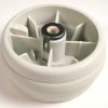 Wheel, complete, for G series (light gray) Sebo vacuum cleaner repair part