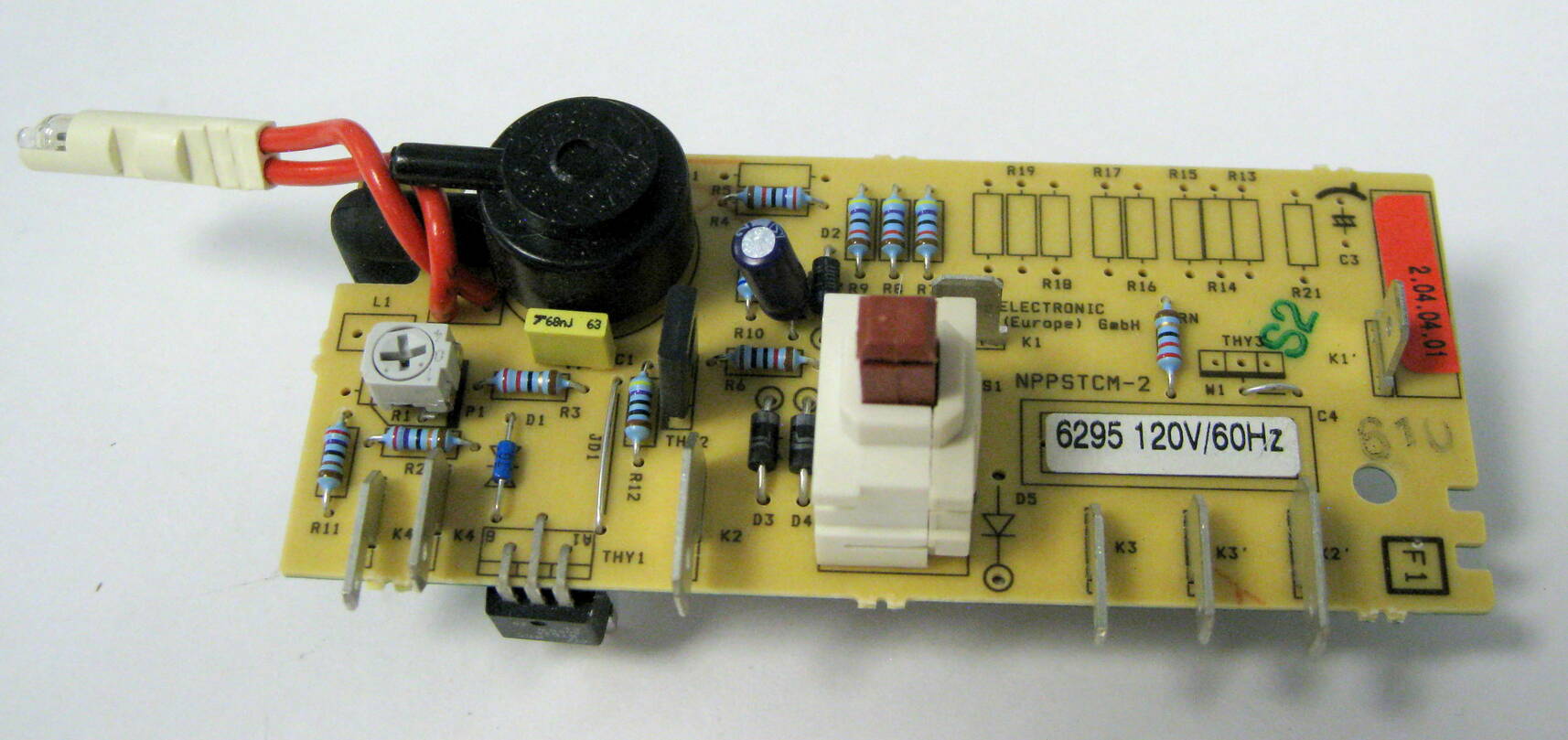Electronic Controller, with switch, for C1.1 and C2.1 Sebo vacuum cleaner repair part