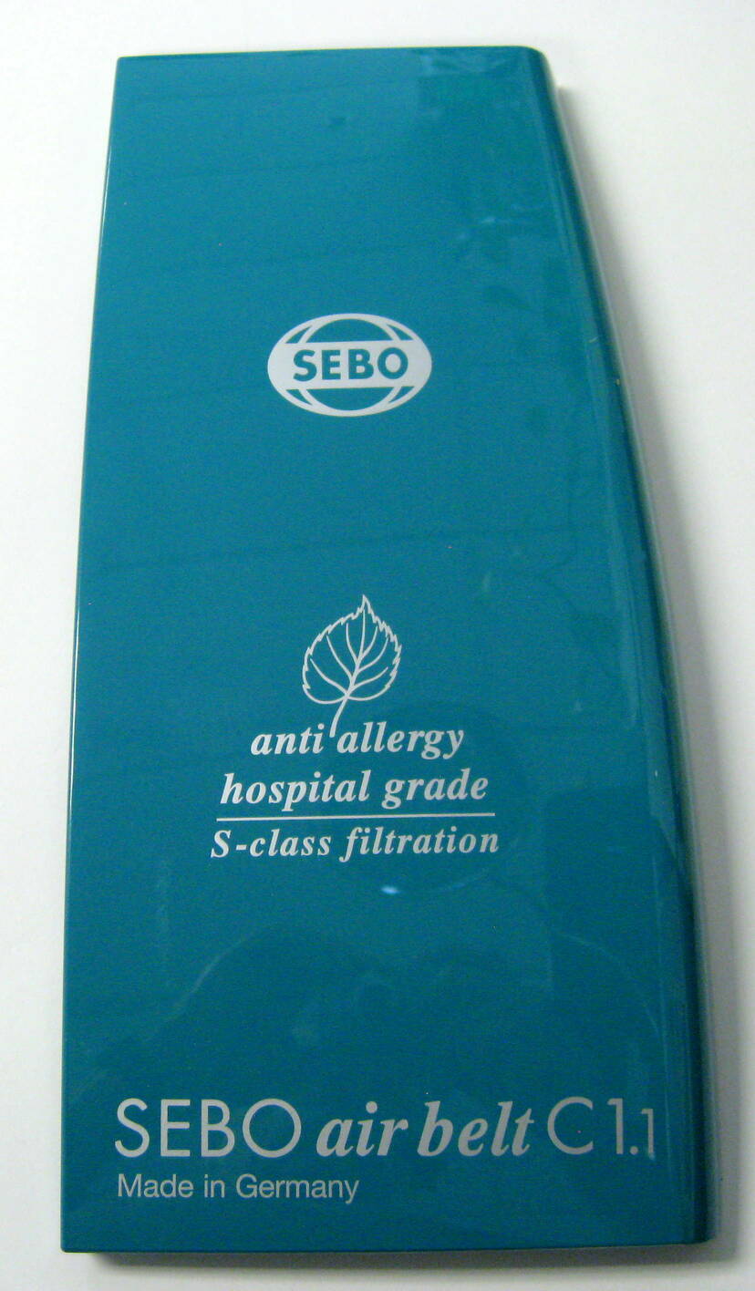 Attachment Cover, for C1.1 (teal green) Sebo vacuum cleaner repair part