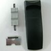 Slider Button, complete (with 2 springs, slider, lock, and cap), for 6270GS Telescopic Tube (gray black) Sebo vacuum cleaner repair part