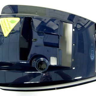 Top Casing, with release clip and screw (6625ER) for 6627GS Upholstery Nozzle, for K2 KOMBI (dark blue) Sebo vacuum cleaner repair part