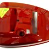 Top Casing, with release clip and screw (6625ER) for 6627GS Upholstery Nozzle, for K3 (red) Sebo vacuum cleaner repair part