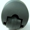 Castor for bottom casing (new style), for K series (gray black) Sebo vacuum cleaner repair part