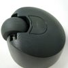 Castor for bag cover (new style), for K series (gray black) Sebo vacuum cleaner repair part