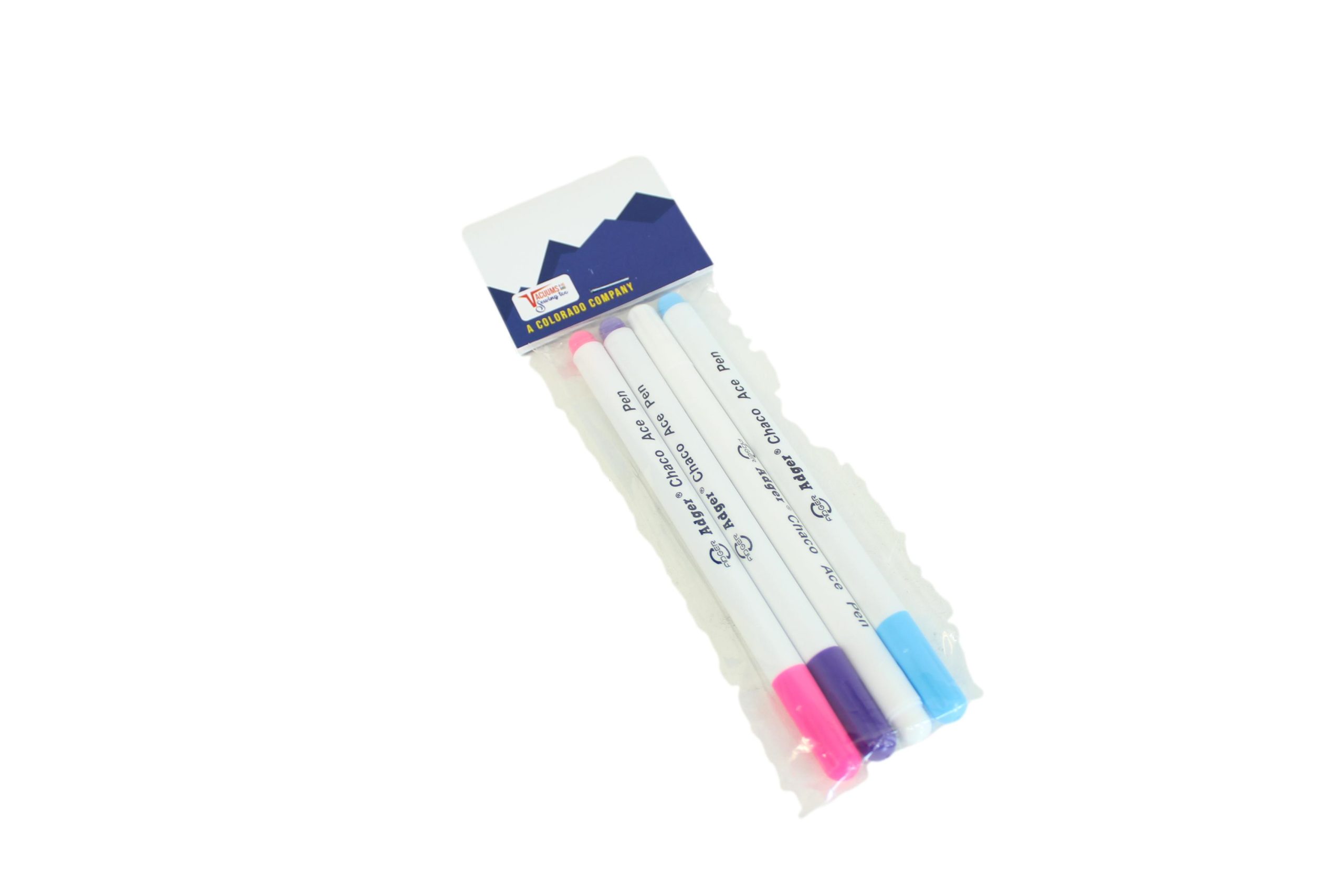 Water Soluble Pen 4 Pack - Blue, Pink, Purple, and White - Image 3