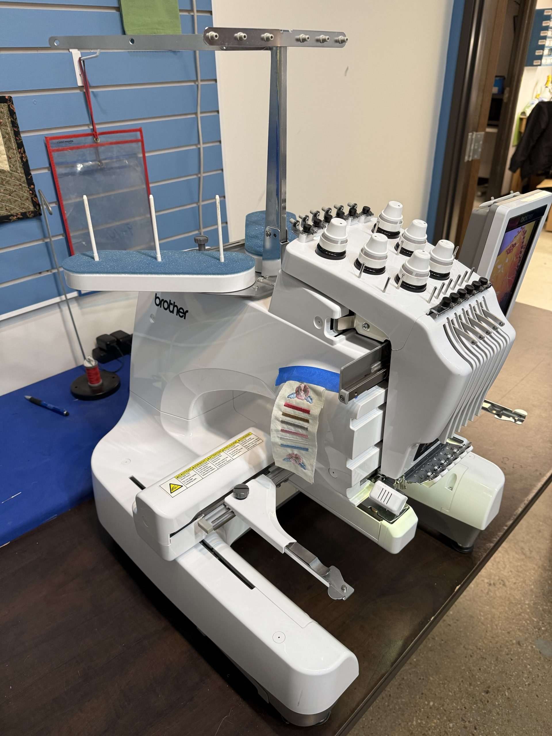 Reconditioned Brother PR650E 6 needle professional embroidery machine with stand 90 day warranty - Image 6