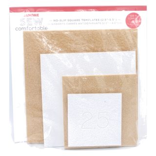Janome Sew Comfortable No Slip Square Template Set