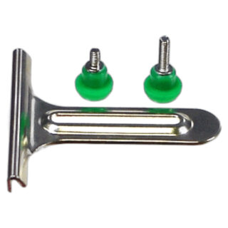 Cloth Guide sewing machine part or accessory Cloth guide unit, screws included. Works with any Janome top load model that has mounting hole on the needle plate or on the free arm.825252000 - Replacement thumb screw (short)**Long screw is not available!Use with: 6500, EL660, ELEC60, ELLotus2