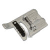 3-Way Cording Foot BP-1 sewing machine part or accessory Slots in this foot will hold one to three lengths of cord in place while stitches form over the cords.
Use with: All Low Shank and High Shank Rotary Hook models falling under Category F,G,H, 7mm and 5mm stitches:
Use with TL 5-7mm sewing models such as:  MC6600P, Skyline 3, MC9700, MC9500, S-3015, DC2014, DC2019, 4120QDCB/T/G, 5300T/B/G, 3160QDCB/T/G, MC11000 Special Edition, MC11000, HD3000, MC 6500, Magnolia 7330, Sewist 780DC, 3160QOV,