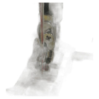 Sliding Guide Foot 7mm BP sewing machine part or accessory Adjust the flange to sit up to a full inch away from the edge of the foot in seconds and create perfectly straight hems every time. The guide can be moved freely and easily by just lifting the lever in the back of the foot without having to adjust a screw. The clear markings make certain you know exactly where you want your foot to go.
Use with: High Shank and Low Shank 7mm and 5mm sewing machines such as: MC6600P, Skyline S3, MC11000SE