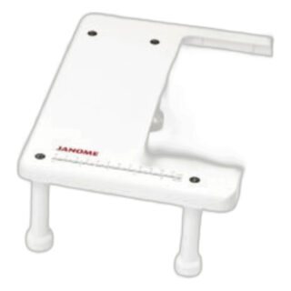 Extra Wide Table - Janome Serger sewing machine part or accessory Optional Extra Wide Table - Janome brandedUse with: 7034D, 8002D, 7933, Mod-8933, and Four-DLB.