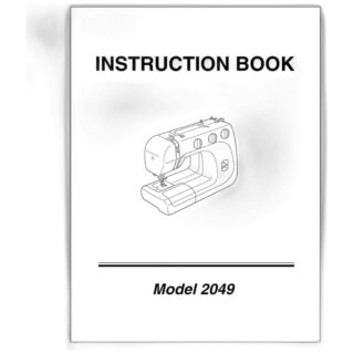 INSTRUCTION BOOK 2041-2049LX-E/S/F sewing machine part or accessory For Janome Models: 2041, 2041NX, 2041S, 2041SX, 2049LX, 2049SX