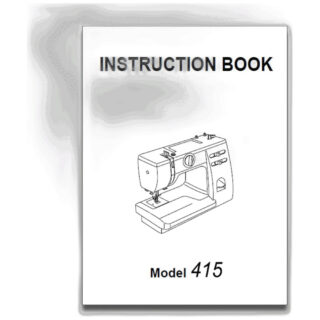 Instruction Book for 415 (E/S/F) sewing machine part or accessory For Janome Models: 415