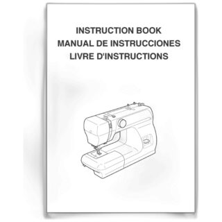 Instruction book sewing machine part or accessory For Janome Models: 2206