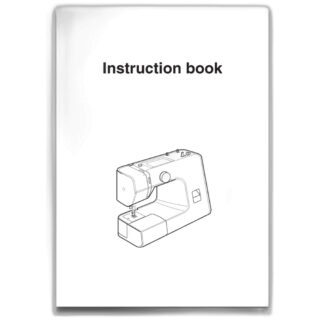 Instruction book sewing machine part or accessory For Janome Models: EV7 SRV