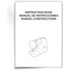 Instruction book (120) (English, French, Spanish) sewing machine part or accessory For Elna Models: EL120 SRV