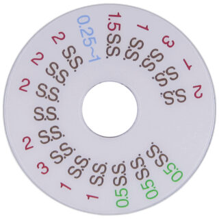 Indicator plate (width) sewing machine part or accessory For Janome Models: