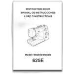Instruction Book for 625E sewing machine part or accessory For Janome Models: 6… — part 17 thumbnail