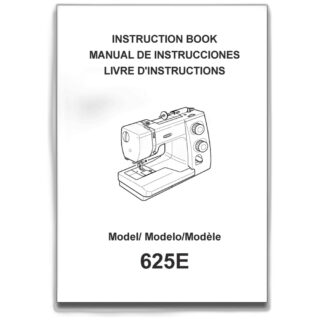 Instruction Book for 625E sewing machine part or accessory For Janome Models: 625E