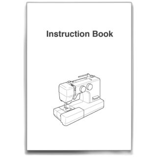 Instruction book sewing machine part or accessory For Janome Models: HF5812