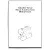 Instruction manual sewing machine part or accessory For Janome Models: TM16 SRV