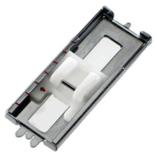Buttonhole Foot (sliding 5mm front load) sewing machine part or accessory For Janome Models: HD-1000, JA104, JA106, L108, L109, L110, 222A, COMBI 10, L352, L353, 360, 380, 381, 405, 415, 530, 531, 609, 611, 618&681, 609NH,619&692, 620, 621, 623, 625(old), 625FA, 626, 630, 631, 632, 639(Jem), 640, 641, 642, 651, 656, 684, 710&795FA, 802, 803, 1017, 1117S, 2003P, 2018S, 2039SN, HF3125, 4612TM, 7306, 7312, FA772, Harmony1017, HF106, HF107, HF1012, JA1502, JA1504, JA1506, JA1508, JA1510, JA1512, JA1
