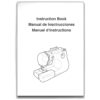 Instruction book sewing machine part or accessory For Janome Models: Jem Gold III