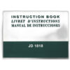 INSTRUCTION BOOK JD1818 sewing machine part or accessory For Janome Models: JD1803, JD1814, JD1818, JD1822
