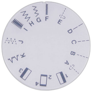 Pattern Indicating Plate sewing machine part or accessory For Janome Models: JS1004
