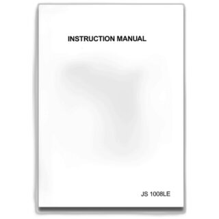 Instuction Book for JS1008LE sewing machine part or accessory For Janome Models: JS1008LE