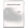 INSTRUCTION BOOK FOR 712T sewing machine part or accessory For Janome Models: 712T