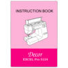 INSTRUCTION BOOK 5124 sewing machine part or accessory For Janome Models: DE5124