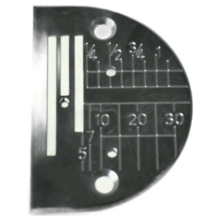 Needle plate sewing machine part or accessory For Janome Models: 1600P, 1600P-DB, 1600P-DBX, 1600P-QC